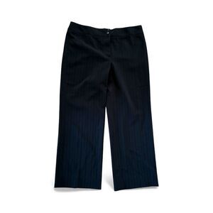 Armani Collezioni Women’s Black Slacks size 12 Wide Leg Career Office Workwear